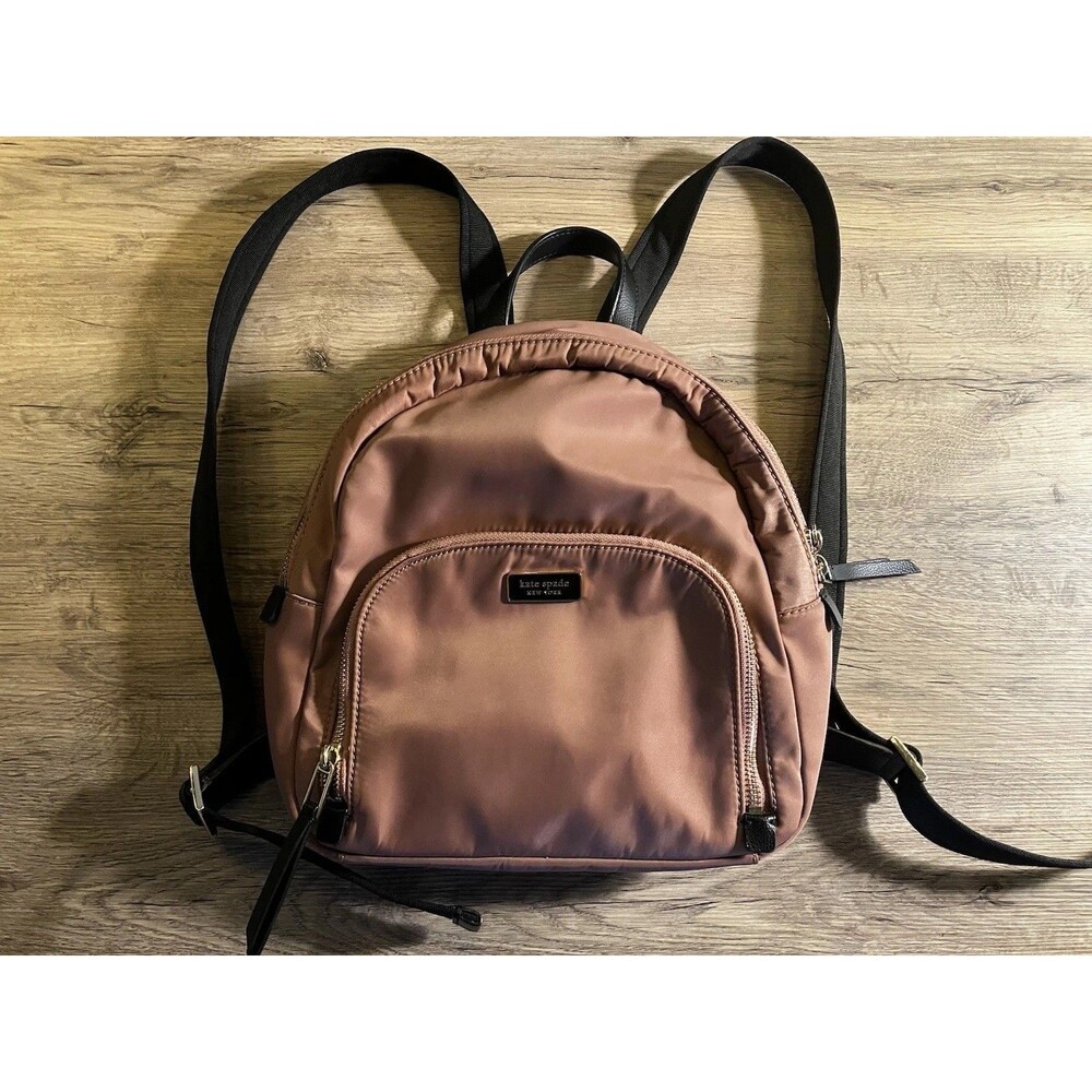 Kate Spade New York Dawn Medium Nylon Backpack/Dusty Pink Excellent Used